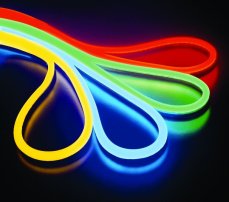 LED neon 24V, modrý LED neon 24V, modrý
