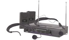 QTX VN2, 2-kanálový bezdrátový mikrofonní set 174,1 MHz / 175,0 MHz