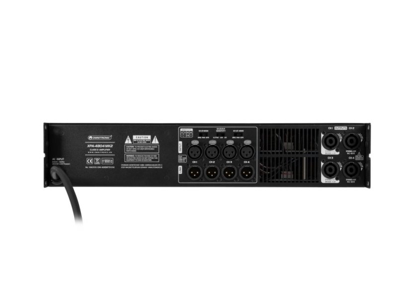 Omnitronic XPA-4804 MK2, zesilovač 4x 1200W RMS (4 ohmy)