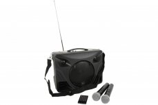 QTX DELTA-50, mobilní 8" zvukový systém MP3/BT/FM/2x VHF, 50W
