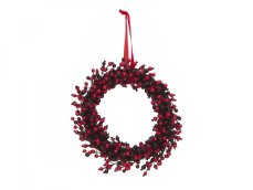 Věnec z bobulí barevný, 46 cm