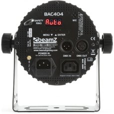BeamZ LED FlatPAR reflektor 4x18W HCL, IR, DMX, černý - použito (SK151300)