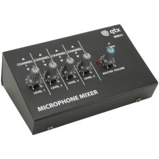 QTX MM41 Kompaktní mikrofonní směšovač, 4 vstupy
