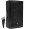 Stagg AS15B, mobilní 15" zvukový systém MP3/BT/USB/TWS/2x UHF, 200W
