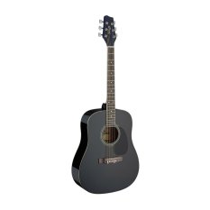 Stagg SA20D BLK, akustická kytara typu Dreadnought