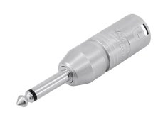 Redukce Neutrik NA2MP, XLR zástrčka - Jack 6,35mm mono Redukce Neutrik NA2MP, XLR zástrčka - Jack 6,35mm mono