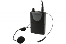 QTX QHS-174.1, náhlavní mikrofonní set pro mobilní systémy QRPA/QXPA, 174,1 MHz