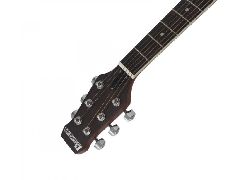 Dimavery RB-300, elektroakustická kytara typu Ovation, blueburst žíhaná
