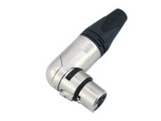 Neutrik XLR NC-3FRX, rohová zásuvka 3-pólová Neutrik XLR NC-3FRX, rohová zásuvka 3-pólová