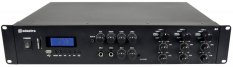 Adastra A6, mixážní 3-zónový zesilovač 6x 100W, BT/MP3/FM