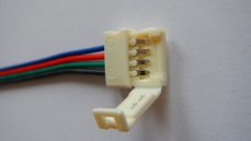 Napájecí konektor pro LED světelný pásek, RGB SMD5050, 10 mm
