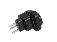 Omnitronic Adapter EU/CH Plug 10A, černý Omnitronic Adapter EU/CH Plug 10A, černý