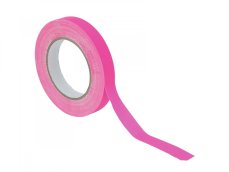 Gaffa páska 19mm x 25m neonově růžová, UV aktivní Gaffa páska 19mm x 25m neonově růžová, UV aktivní