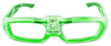Svítící brýle zelené