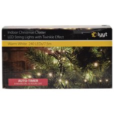 Lyyt 240TC-WW Světelný řetěz, blikající efekt, 240x LED - DOPRODEJ - POSLEDNÍ KUS Lyyt 240TC-WW Světelný řetěz, blikající efekt, 240x LED - DOPRODEJ - POSLEDNÍ KUS