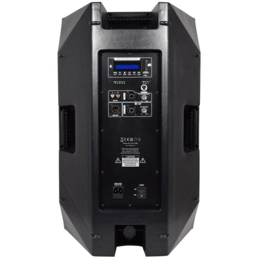 Citronic CASA-15A, aktivní 15" reprobox DSP/USB/SD/BT, 350W