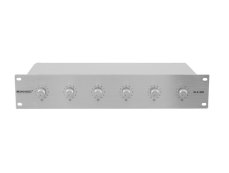 Omnitronic 6-ti zónový PA ovladač hlasitosti 5W mono, stříbrný