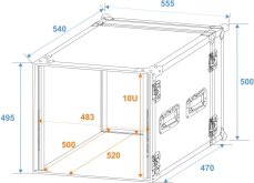 Rack Profi 10HE, hloubka 45cm, 9mm - použito (30109115)