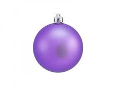 Vánoční dekorační ozdoby, 7 cm, purpurová matná, 2 ks - poškozeno (8350123L)