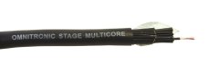 Omnitronic multicore symetrický kabel, 24x2x0,12 mm, černý, 25 m role