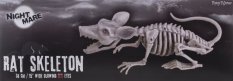 Halloween kostra myši s červeně svítícíma očima, délka 38 cm