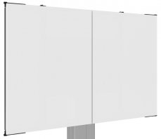 Optoma montážní set s bílými tabulemi pro IFPD 3751RK 75"
