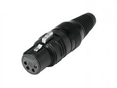 Hicon XLR plug 4pin HI-X4CF-G