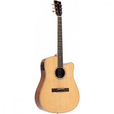 Stagg SA45 DCE-LW, elektroakustická kytara typu Dreadnought