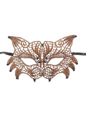 Steampunk kočičí maska na oči