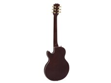 Dimavery LP-600, semiakustická kytara, hnědá