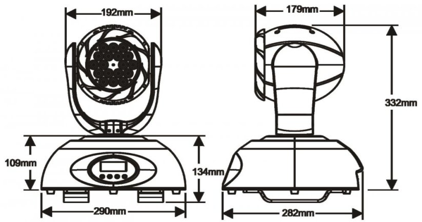 Futurelight EYE-18 LED bílá - použito (51841301)