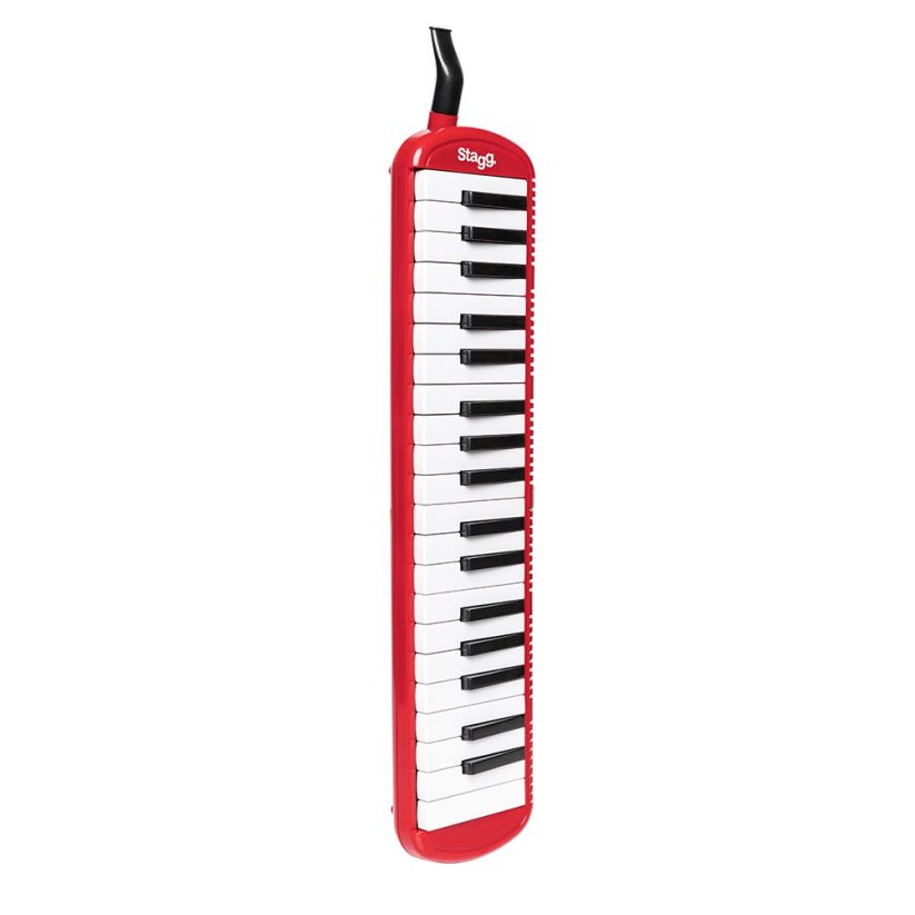 Stagg MELOSTA37 RD, klávesová harmonika, červená