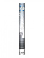 Párty konfety vystřelovací XL 60 cm, stříbrné Párty konfety vystřelovací XL 60 cm, stříbrné