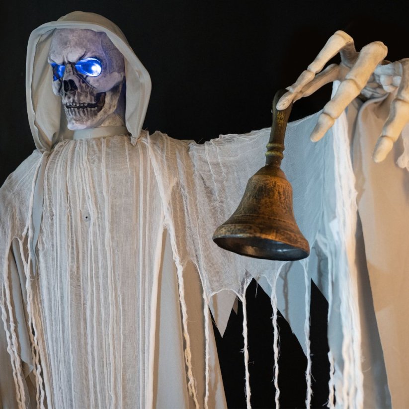 Halloween kostra se zvonkem, 182 cm