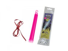 Svítící tyčinka 15 cm, sada 12 ks, růžová