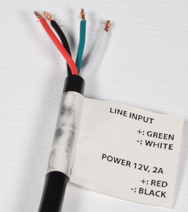 Adastra BP4A-W, aktivní 12Vdc reproduktor 4" bílý