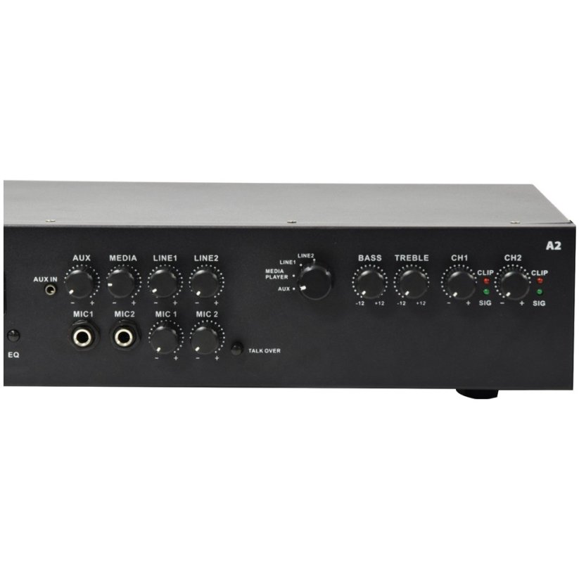Adastra A2, stereo PA zesilovač, MP3/SD/USB/BT/FM, 2x 200W