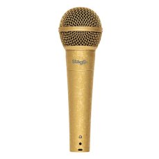 Stagg SDM50 GD, dynamický mikrofon, speciální zlatá edice