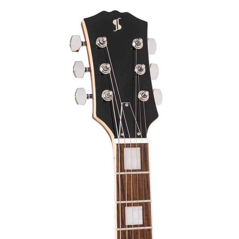Stagg SEL-STD SILVER, elektrická kytara, stříbrná