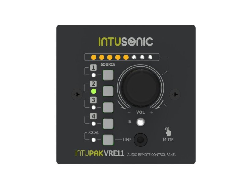 INTUSONIC INTUPAK VRE11, ovládací panel