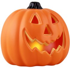 Halloween dýně se světlem, 20 cm