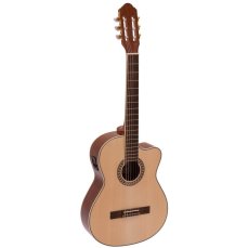 Dimavery CN-600, elektroakustická klasická kytara 4/4, přírodní