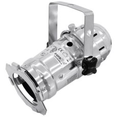Eurolite LED PAR-16 spot stříbrný, 1x3W LED, 6500K - použito (51913540)
