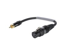 Sommer cable adaptér 3-pol XLR(F) / RCA(M) Sommer cable adaptér 3-pol XLR(F) / RCA(M)