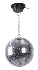 Eurolite sada zrcadlové koule 20 cm s reflektorem Eurolite sada zrcadlové koule 20 cm s reflektorem