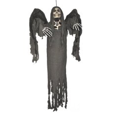 Halloween zombie kostra s křídly, 160 cm