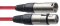 Stagg SMC3 CRD, mikrofonní kabel XLR/XLR, 3m, červený