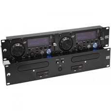 Omnitronic XDP-3002, duální CD/MP3/SD/USB přehrávač, 19" Omnitronic XDP-3002, duální CD/MP3/SD/USB přehrávač, 19"