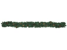 Jedlová girlanda se šiškami, 270 cm