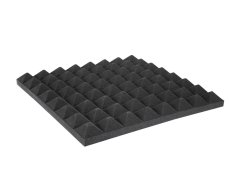 Akustická pěna, pyramidy 50 mm, 50x50 cm, min odběr 2ks!
